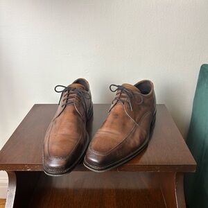 Men's Ecco Calcan Apron Toe Tie Oxford Dress Shoes Size 12